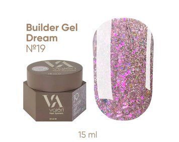 Valeri NEW Builder Gel Dream 15ml №19 NVDBG15-019 фото