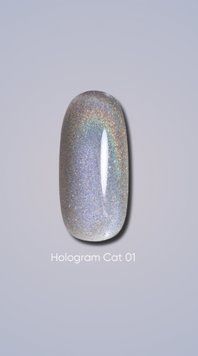 Гель лак Dark Hologram Cat 01, 6ml 19943 фото