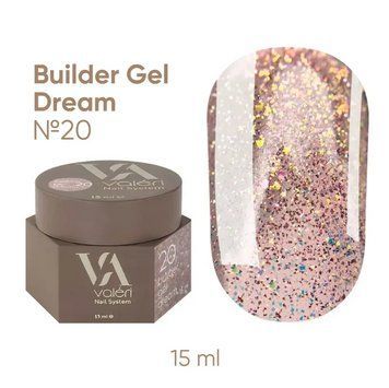 Valeri NEW Builder Gel Dream 15ml №20 NVDBG15-020 фото