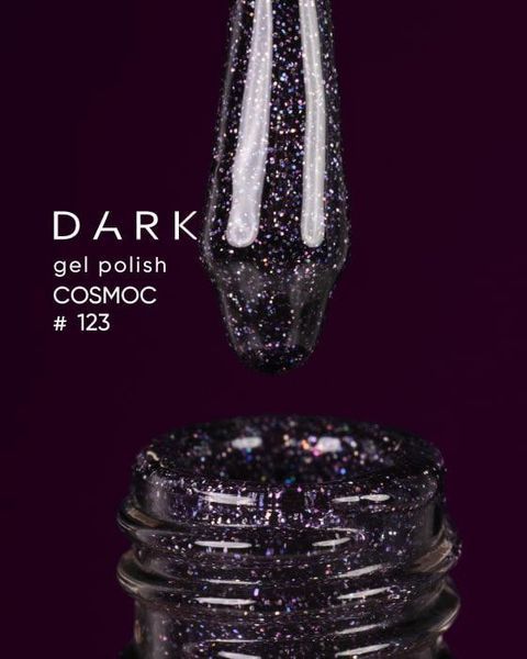 Гель лак Dark Cosmos 123, 10ml 16695 фото
