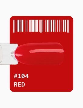 Гель-лак "Gel Polish" 12мл №104 - red 5906935708514 фото