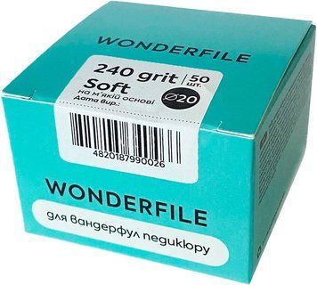 Сменные файлы на пене для диска 20мм Wonderfile(240грит) WFPDF20/240 фото