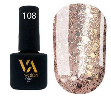 Гель лак Valeri №108, 6ml VA108 фото