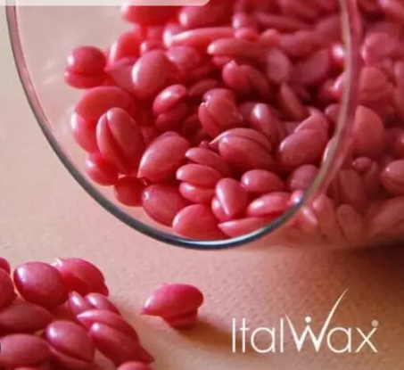 Гарячий плівковий віск в гранулах Italwax - Троянда, 1000 г. 8546 фото