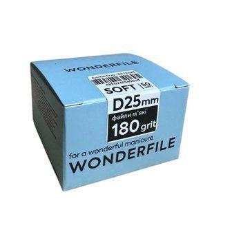 Сменные файлы на пене для диска 25мм Wonderfile(180грит) WFPDF25/180 фото