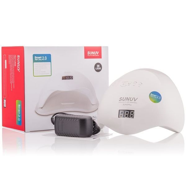 Лампа для манікюру оригінальна SUNUV SUN 5 PLUS WHITE, 48W 7502 фото