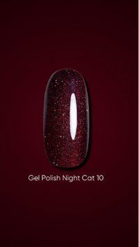 Гель лак Dark Night Cat 10, 6ml 19131 фото