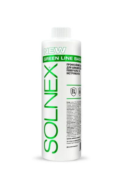 Засіб для швидкої дезинфекції SOLNEX Green Line Basic 500 мл 15765 фото