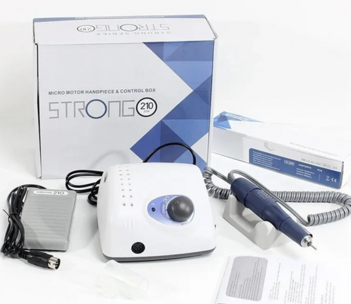 Фрезер STRONG 210 (65w/35000 об) ручка 105L (гарантия 12 месяцев) 20884 фото