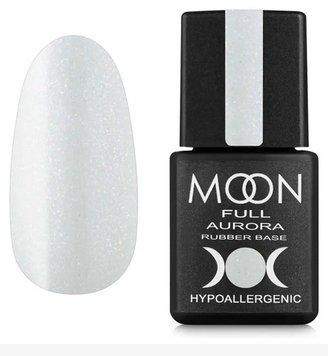 MOON FULL AURORA Shimer Rubber Base, 8 ml №2001 11825 фото