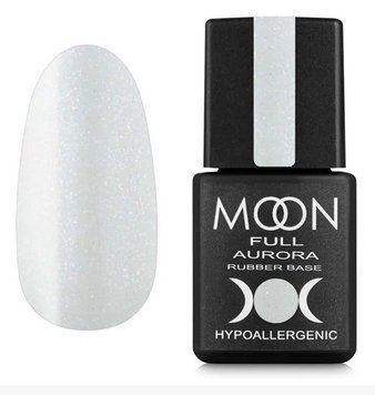 MOON FULL AURORA Shimer Rubber Base, 8 ml №2003 11827 фото