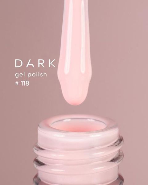 Гель лак Dark 118, 6ml 16912 фото