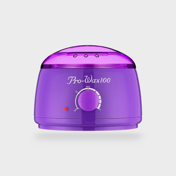 Воскоплав баночный с терморегулятором PRO-WAX 100 Purple для воска в гранулах и таблетках на 400 мл 20373 фото