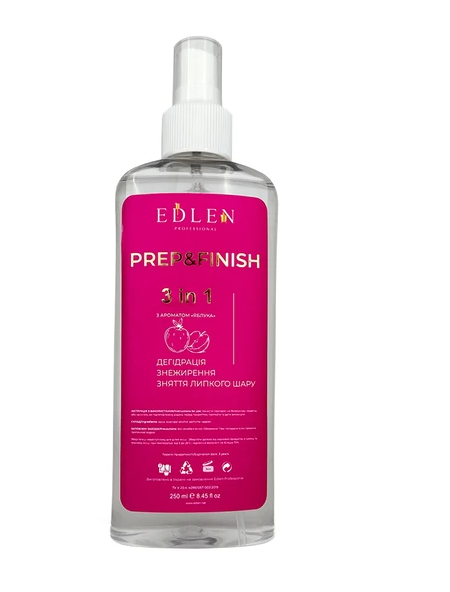 EDLEN Обезжириватель Prep&Finish Apple 250ml 19798 фото
