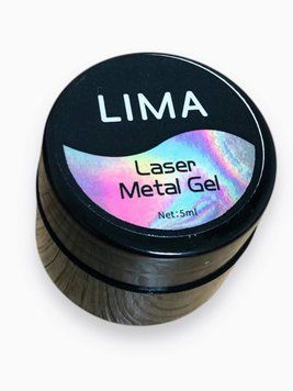 Гель краска LIMA голографик (Metal laser gel) 5ml 19181 фото