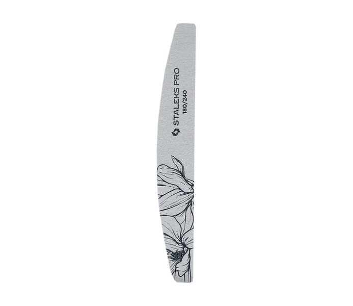 Пилка для ногтей, минеральная STALEKS PRO EXPERT 40 180/240 грит (полумесяц) 25 шт NFE-40-180/240-25 фото