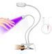 Лампа 2в1 Clip-on UV/LED(прищепка) Белая 22975 фото 2