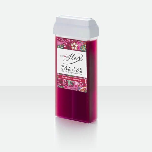 Воск касетный ItalWax Flex Малина 100 мл 12628 фото