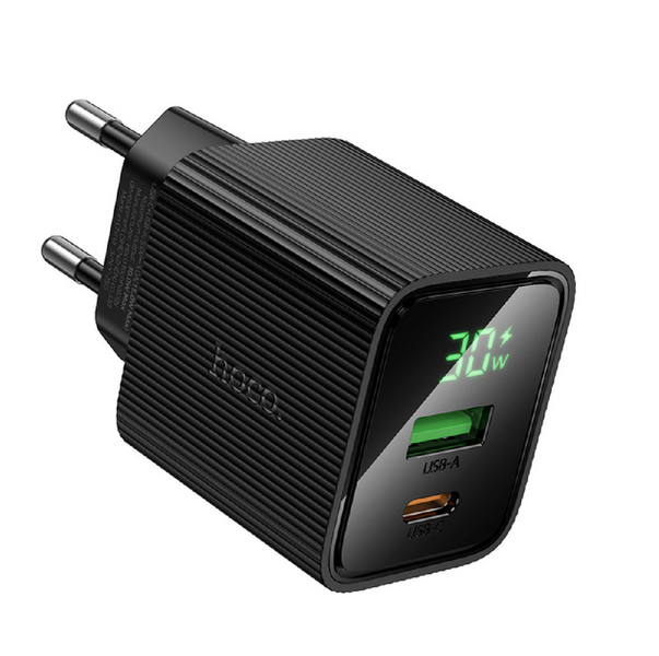 Блок живлення HOCO CS84A Excellent PD30W+QC3.0 1*USB+1*Type-C 22821 фото