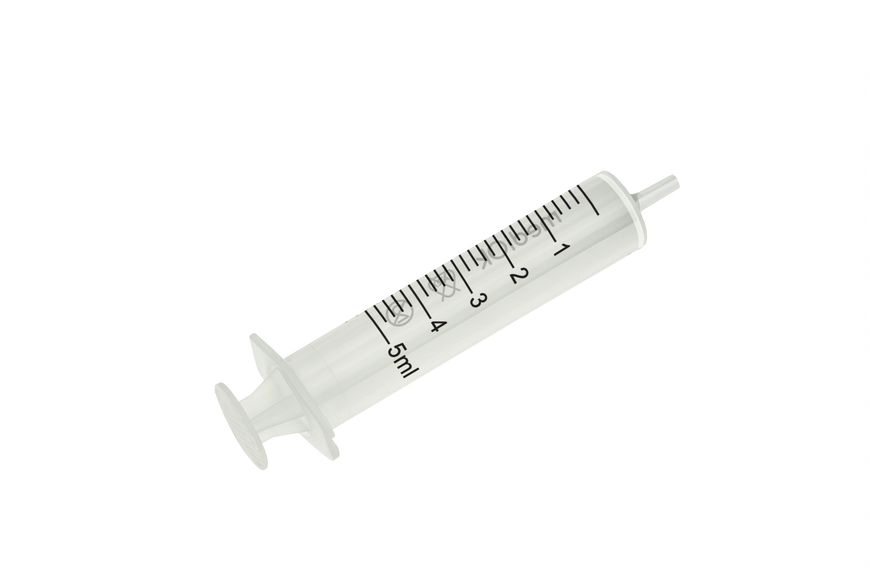 Шприц ін'єкційний Luer Lock, 5мл. з голкою 22G 0.7x40 мм 21783 фото