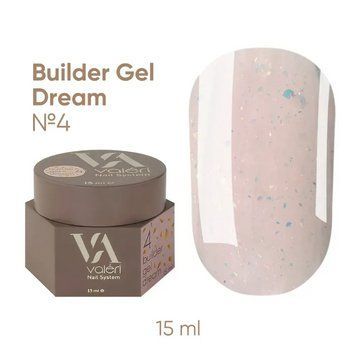 Valeri NEW Builder Gel Dream 15ml №04 NVDBG15-04 фото