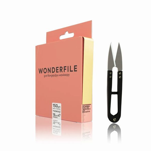 Сменные файл-лента  для пилки Wonderfile 160*18 150гр +ножицы WFGN160/150 фото