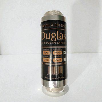 Фольга DUGLAS перукарня 12 см х 100 м (щільність 13 мкм) 17986 фото