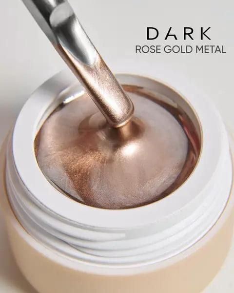 DARK Rose Gold metal gel paint, 5ml 16405 фото