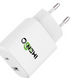 Блок живлення IMENSO IMS-C3007 Output:USB+Type-C 20W 3.0A (Білий) 22824 фото 2