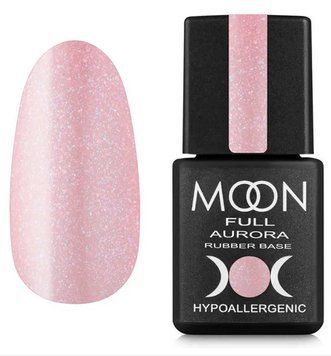 MOON FULL AURORA Shimer Rubber Base, 8 ml №2005 11829 фото