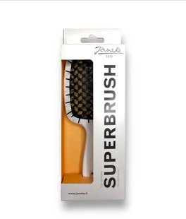 Janeke Superbrush the original гребінець продувний, щітка для волосся Білий з чорним SP226BIA фото