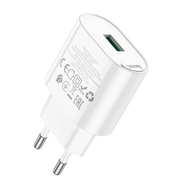 Блок живлення HOCO C109A Fighter QC3.0 1*USB 22826 фото