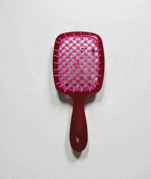Janeke Superbrush the original расческа продувная, щетка для волос Бургундия с розовым 86 SP226 BOR фото