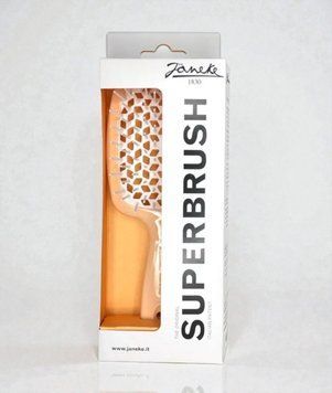 Janeke Superbrush the original гребінець продувна, щітка для волосся персикового кольору з білим 93SP226ARA фото
