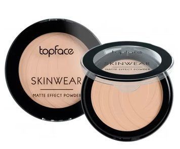 TopFace Пудра компактная Skin Wear Matte Effect Powder 001 13744 фото
