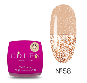 EDLEN Builder Gel Flash 15ml №58 23631 фото
