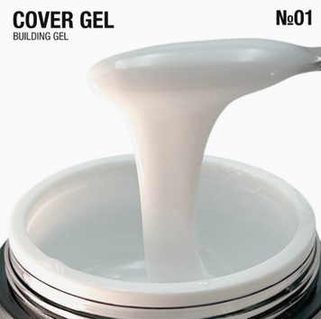 Гель для нарощування "Cover Gel" 30г №01 - blank 5906935707456 фото