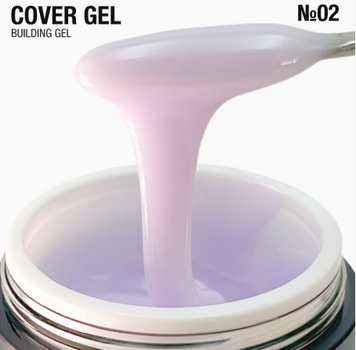Гель для нарощування "Cover Gel" 30г №02 - souffle 5906935707463 фото