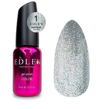 Edlen Гель лак Impress Cat Eye 9ml No1 18430 фото
