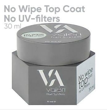 Valeri Top Non Wipe (no UV-filteres), 30ml NVTNW30nUv фото