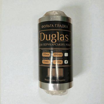 Фольга DUGLAS перукарня 12 см x 250м (щільність 13 мкм) 17987 фото