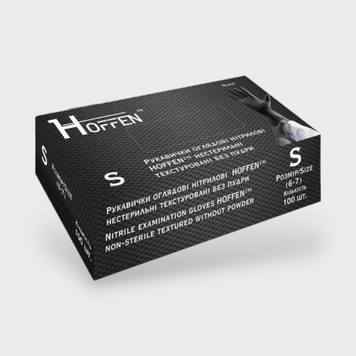 Рукавички HOFFEN Чорні S 3,5г 15993 фото