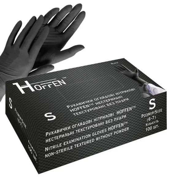Рукавички HOFFEN Чорні S 3,5г 15993 фото