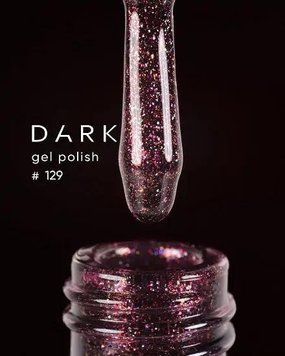 Гель лак Dark 129, 6ml 17276 фото