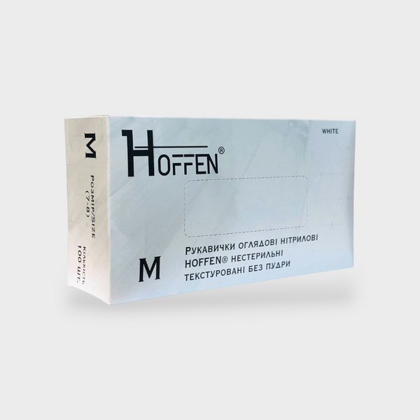 Рукавички HOFFEN Білі M 3,5г 21112 фото