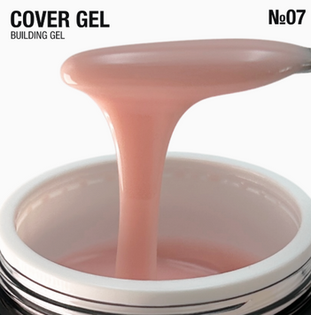 Гель для нарощування "Cover Gel" 30г №07 - naked 5906935707517 фото