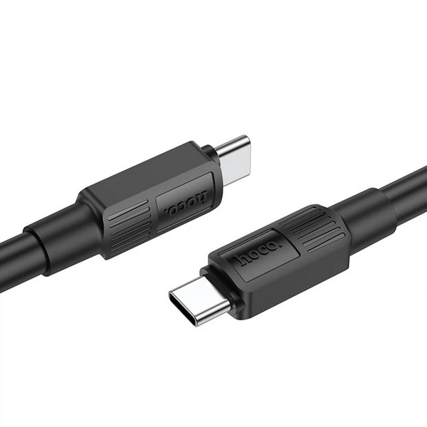 Кабель HOCO X84 Type-C to Type-C Solid PD 60W 1м (Чорний) 22805 фото