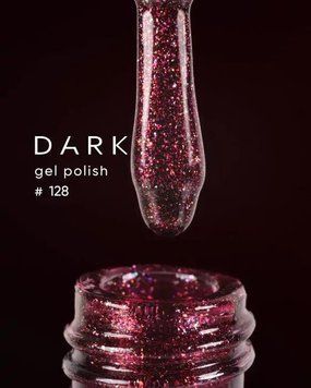 Гель лак Dark 128, 6ml 17275 фото