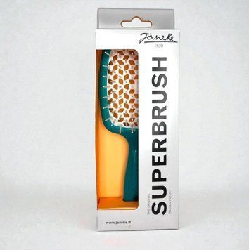 Janeke Superbrush the original гребінець продувна, щітка для волосся бірюзового кольору з білим 82SP226 TSE фото