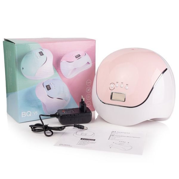 Лампа SUN BQ-V5 MACAROON PINK 120w (гарантия 3 месяца) 11162 фото